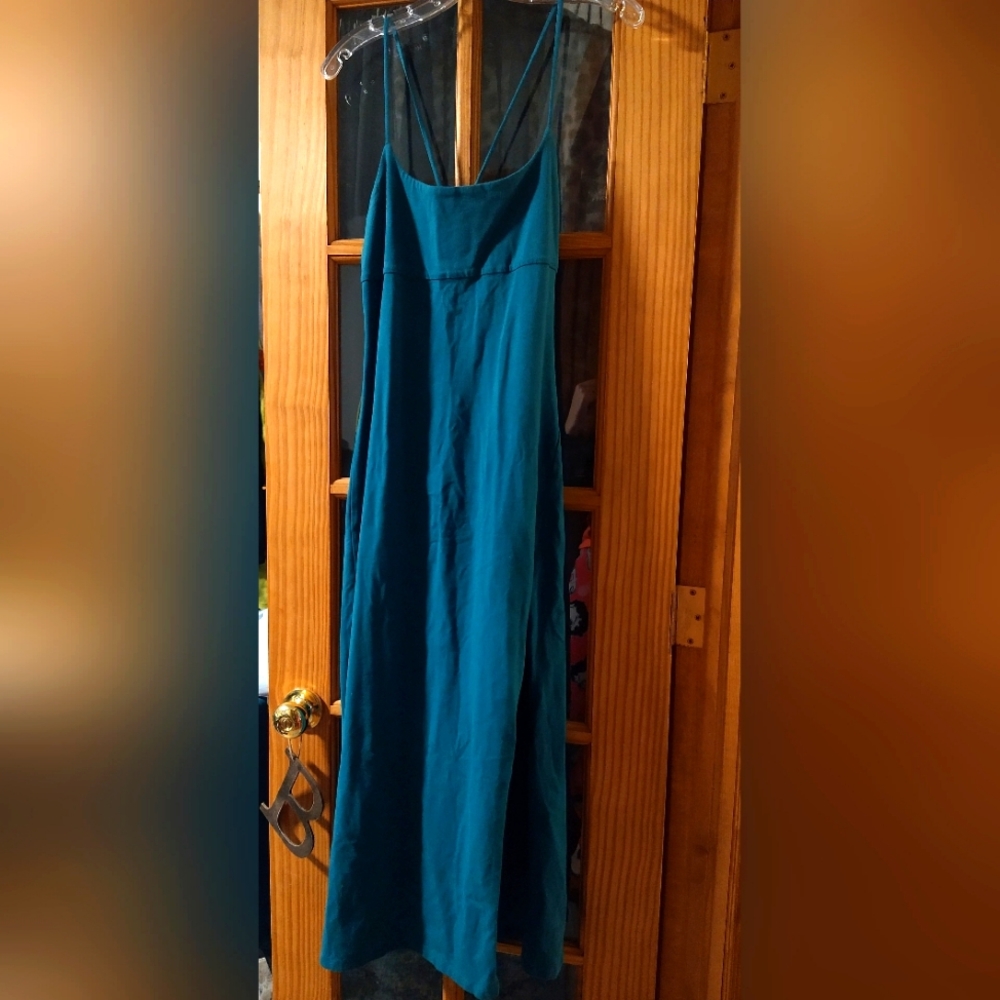 Turquoise maxi dress